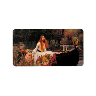 Lady of Shalott Waterhouse Labels Adressaufkleber
