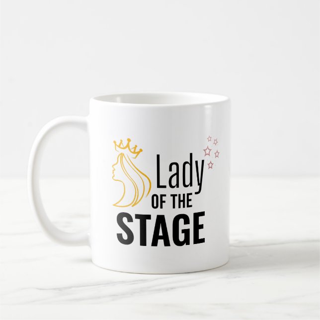 Lady of the Bühne Kaffeetasse (Links)