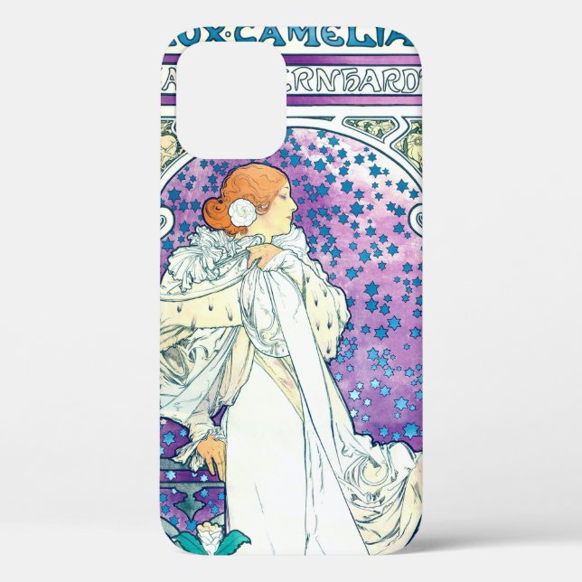 Lady of the Camelias, Alphonse Mucha Case-Mate iPhone Hülle (Rückseite)