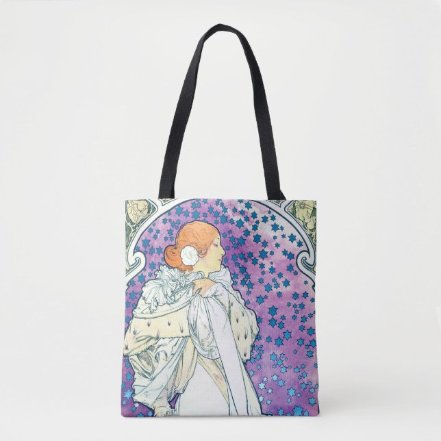 Lady of the Camelias, Alphonse Mucha Tasche (Vorderseite)