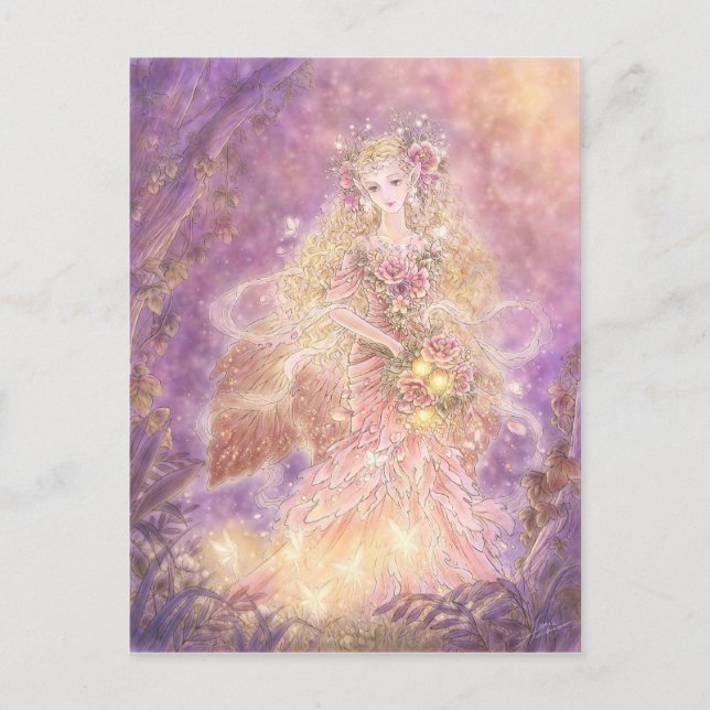 Lady of the Forest Postcard Postkarte (Vorderseite)