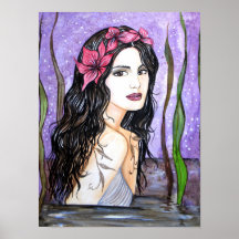 Lady of the Lake Fairy Tale Malerei