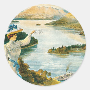 Lady of the Lake ~ Furness Railway Runder Aufkleber