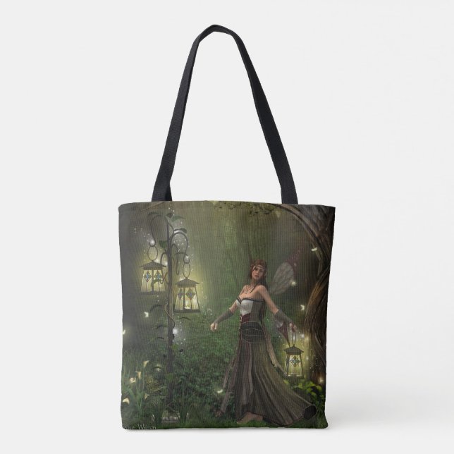 Lady of the Lanterns All-over Print Tasche (Rückseite)