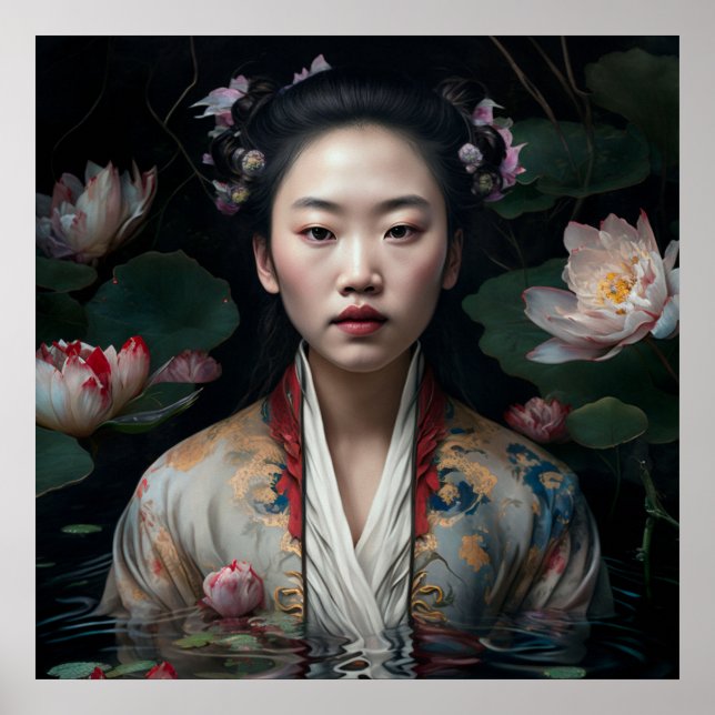 Lady of the lotus poster (Vorne)