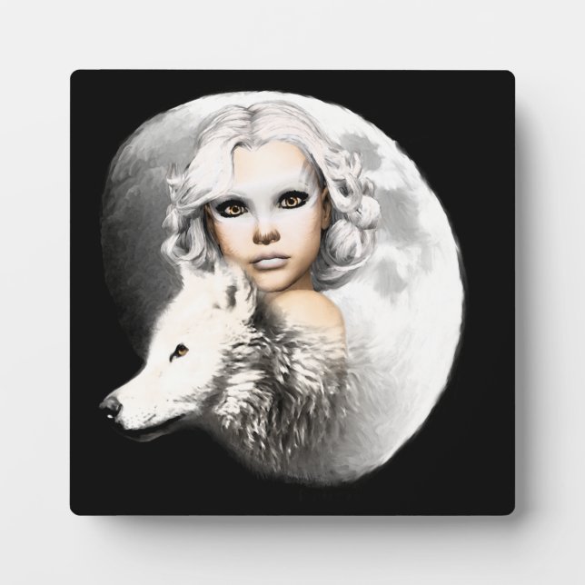 Lady of the Moon Fotoplatte (Vorderseite)