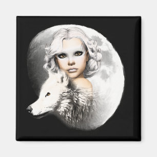 Lady of the Moon Magnet