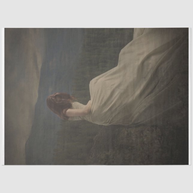 Lady of the Mountain - Dekoupage Tissue Seidenpapier (Vorderseite)
