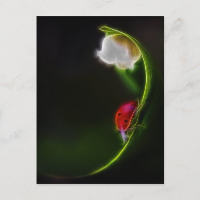 Lady of the Valley Postkarte (Vorderseite)