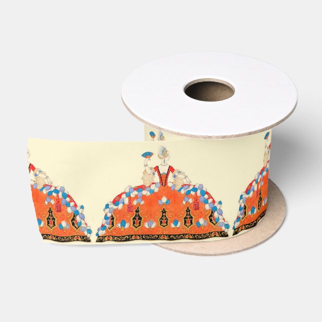 LADY ORANGE, SCHÖNHEIT SCHÖNE KOSTEN DESIGN SATINBAND (Spule)