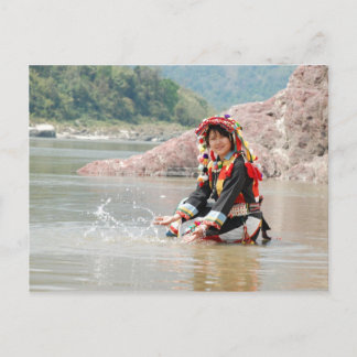 Lady Padaung Postkarte