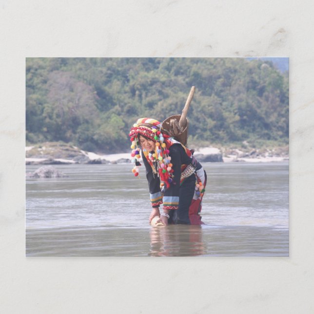 Lady Padaung Postkarte (Vorderseite)