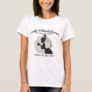 Lady pfeift Gesellschaftspapelltee seit 1 T-Shirt