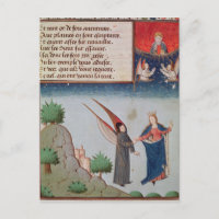 Lady Philosophie führt Boethius in Flug