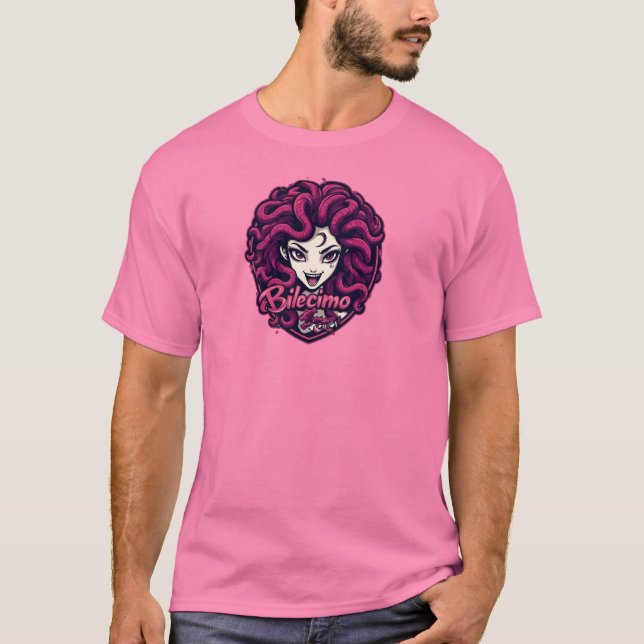 Lady Pink Medusa T-Shirt (Vorderseite)