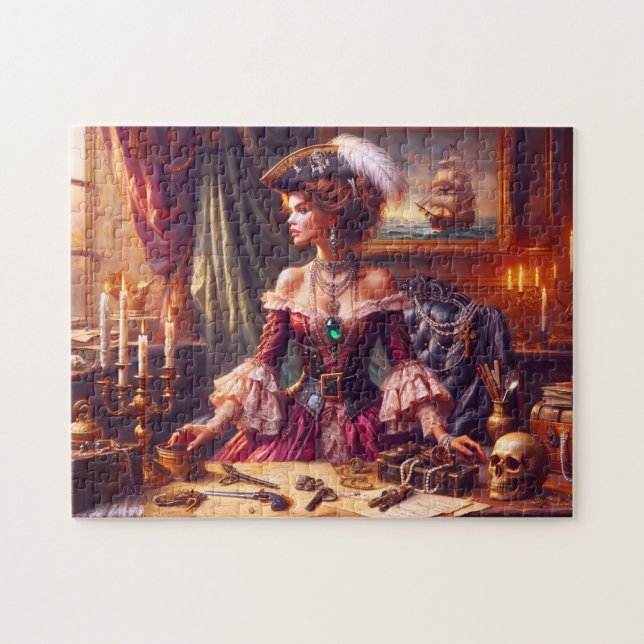 Lady Pirate Admiral Anne Adventure Scene (Horizontal)