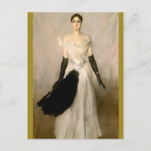 Lady Portrait - Boldini Postkarte
