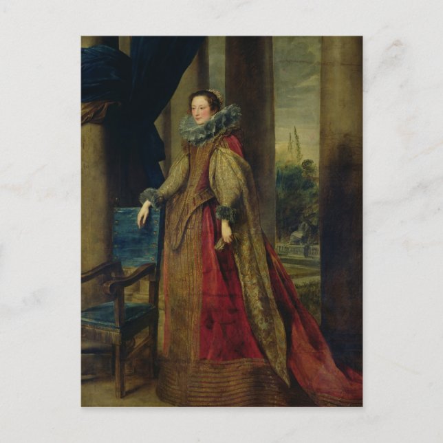 Lady-Portrait Postkarte (Vorderseite)