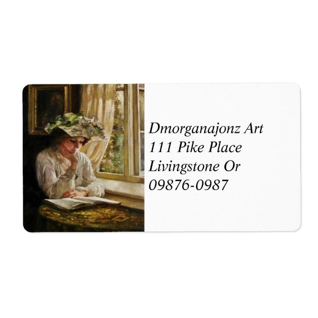 Lady Reading by a Window (Vorne)