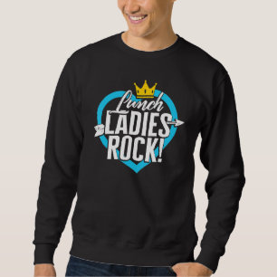 Lady Rock Cafeteria Worker Ladys Crew Arrow Sweatshirt