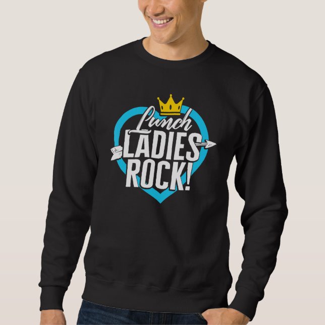 Lady Rock Cafeteria Worker Ladys Crew Arrow Sweatshirt (Vorderseite)