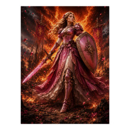 Lady Rosaline Brightshield – Rosefire-Wächterin Poster