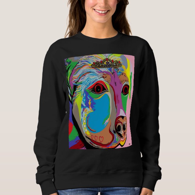 Lady Rottweiler Sweatshirt (Vorderseite)