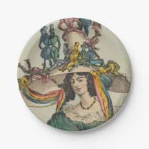 Lady - Rundpapier-Teller