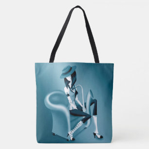 Lady Saxophonist - Eine Jazz-Inspirierte Tasche
