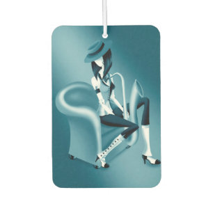 Lady Saxophonistin - Jazz-inspirierter Auto-Luftve Autolufterfrischer