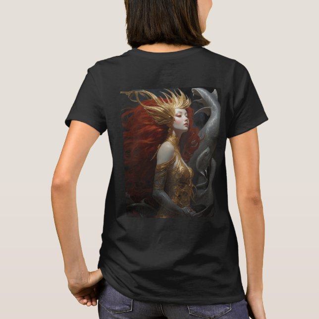Lady Sea von Juan Cabana T-Shirt (Rückseite)