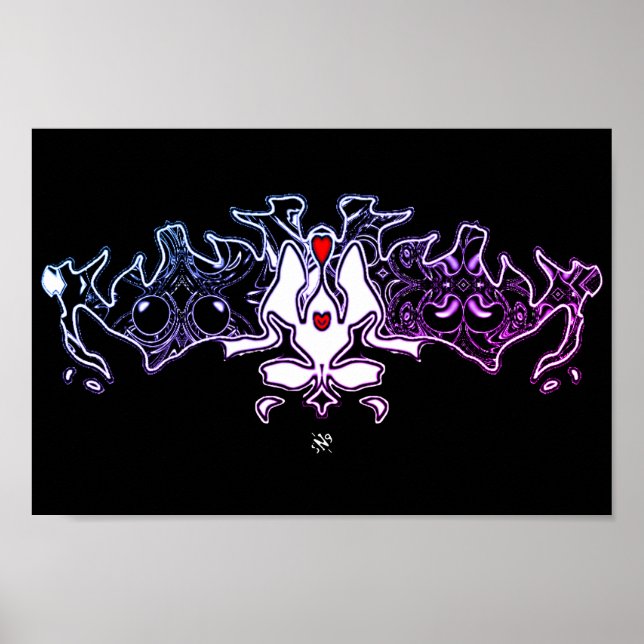 Lady shadow poster (Vorne)
