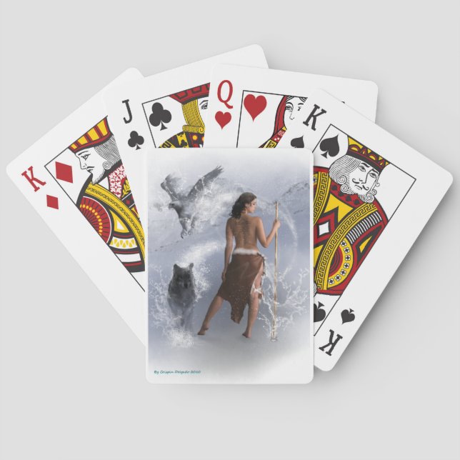 Lady Shaman Spielkarten (Rückseite)