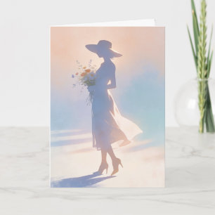 "Lady Silhouette" Karte