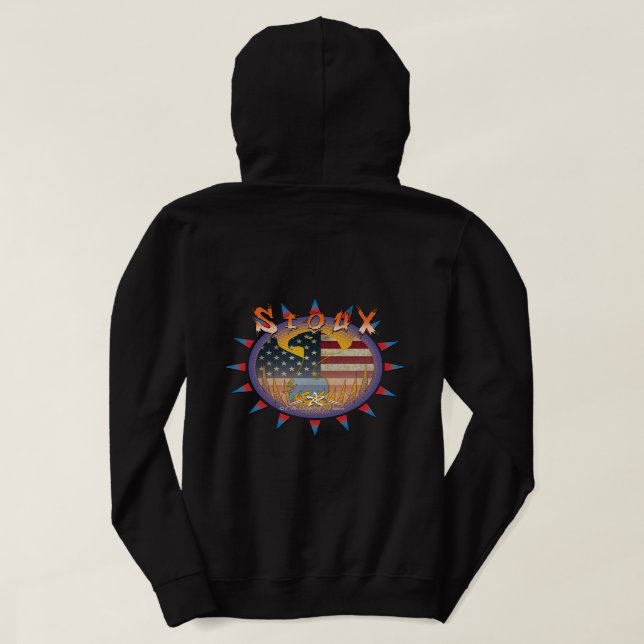Lady Sioux Hoodie (Design Rückseite)