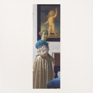 Lady Stehend in einer Jungfrau, Johannes Vermeer Yogamatte