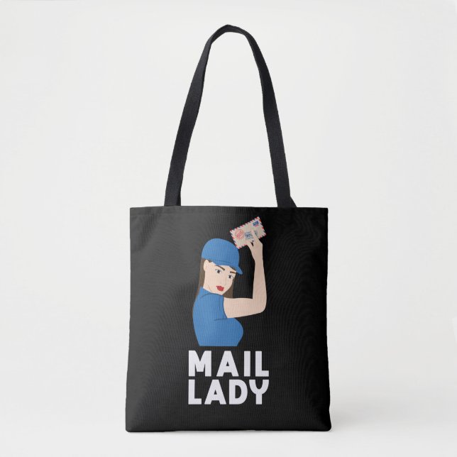 Lady Strong women Postarbeiterin Mail Tasche (Vorderseite)