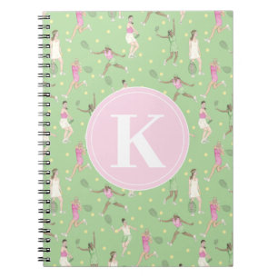 Lady Tennis Joueurs Carnet personnalisé