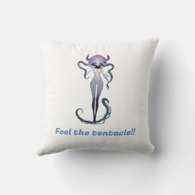 Lady tentacle kissen (Rückseite)