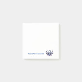 Lady tentacle post-it notes klebezettel