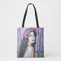 Lady The Lake Tote Bag