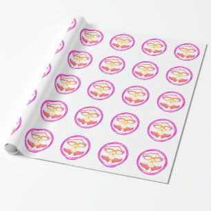Lady Triathlon Geschenkpapier