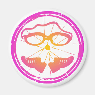 Lady Triathlon Magnet