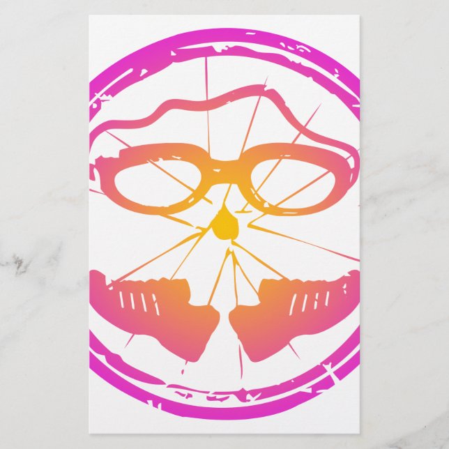 Lady Triathlon, Triathlon Briefpapier (Vorderseite)