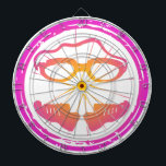 Lady Triathlon, Triathlon Dartscheibe<br><div class="desc">Triathlon-Design für Frauen,  auf verschiedenen Konsumgütern wie Kleidung,  Karten,  Taschen,  Hüte und vieles mehr</div>