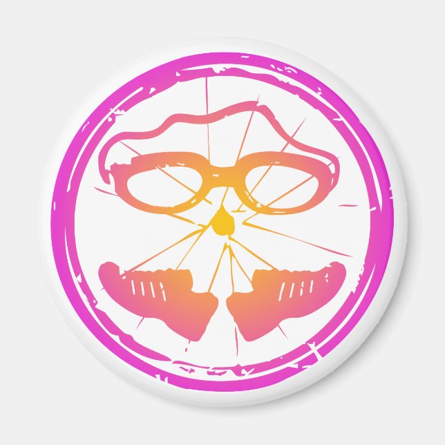 Lady Triathlon, Triathlon Magnet (Vorne)