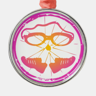 Lady Triathlon, Triathlon Silbernes Ornament