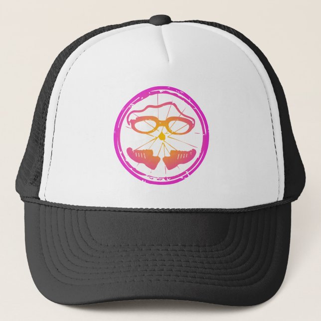 Lady Triathlon Truckerkappe (Vorderseite)