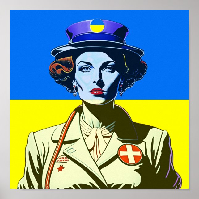 Lady Ukraine Poster (Vorne)