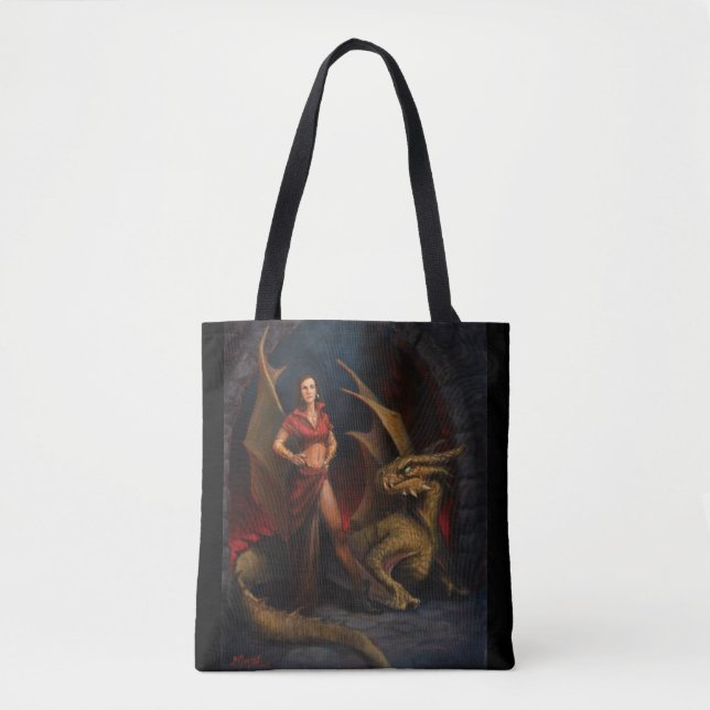 Lady und der Drache Tasche (Vorderseite)